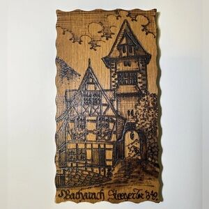 Vintage 1978 Woodburn Art Werner Van Helden Bacharach Steeger Tor Germany